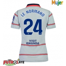 Camiseta Atletico Madrid Robin Le Normand #24 Tercera Equipación para mujer 2026-27 manga corta